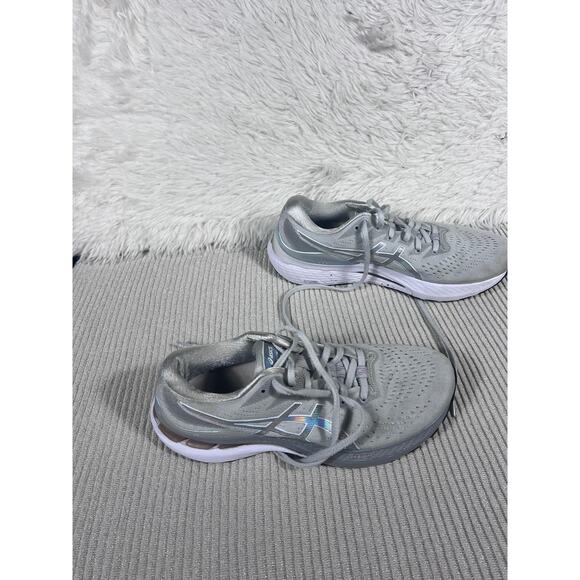 ASICS Gel-Kayano 28 Shoes Womens Size 8.5 Gray Silver Running Stability 1012B133 - Picture 3 of 13